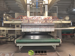 Ρομπότ εργοστασίου τούβλων από πηλό Μηχανή στοίβασης τούβλων από πηλό με πίεση 0,8Mpa για την γραμμή παραγωγής τούβλων