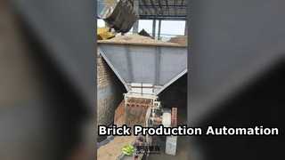Brick factory-Box feeder Extruder Cutter and Stacker